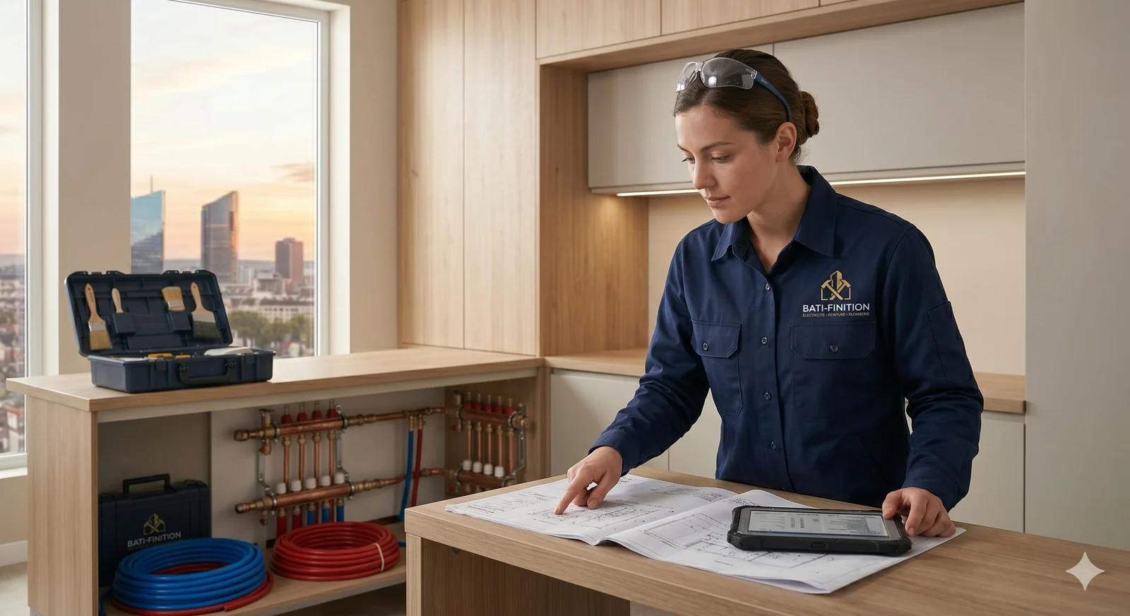 Plan de chantier — coordination promotion immobilière